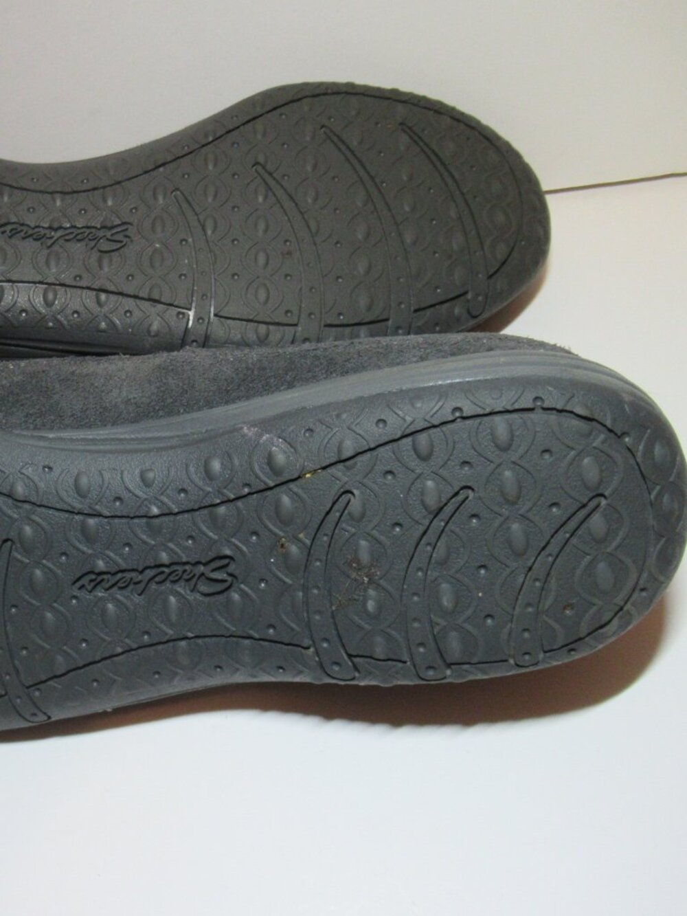 New Skechers Unity Beaming Womens 9.5 Gray Suede/Leather Slip On Sneakers 23151 - Picture 9 of 15